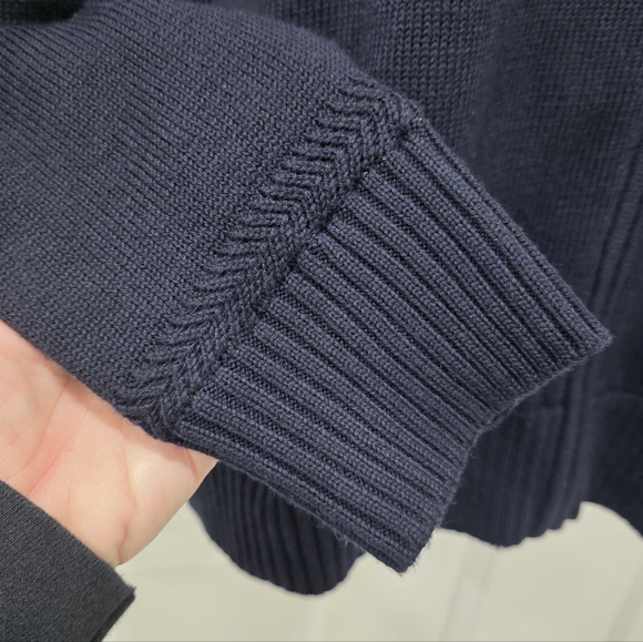 Orvis Ultimate Foul-Weather Shooting Full-Zip Sweater Navy Blue Size L - Picture 6 of 16